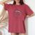 Solar Eclipse Moon And Sun Cool Event Graphic Women's Oversized Comfort T-Shirt Crimson