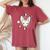 Sphynx Cat Moon Phase Gothic Women's Oversized Comfort T-Shirt Crimson