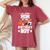 All Star Mom Of The Birthday Boy Sports 1St Family Party Women's Oversized Comfort T-Shirt Crimson