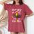 Teacher Life Got Me Feeling Like Hei Hei Crazy Teacher Women's Oversized Comfort T-Shirt Crimson