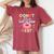 Testing Day Teacher Donut Stress Just Do Your Best Women's Oversized Comfort T-Shirt Crimson