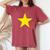 Vietnam Flag Vietnamese Pride Patriot Star Women's Oversized Comfort T-Shirt Crimson