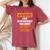 Warning I May Spontaneously Talk About Butterfly Watching Women's Oversized Comfort T-Shirt Crimson