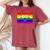 Washington Dc Gay Pride Rainbow Flag Lgbt Women's Oversized Comfort T-Shirt Crimson