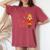 Whats Crackin Christmas Nutcracker Xmas Kid Women's Oversized Comfort T-Shirt Crimson