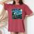 Wolf Starry Night Howling Moon For Kid Women's Oversized Comfort T-Shirt Crimson