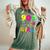 90'S Girl Birthday Party Costume Retro Vintage Women Women's Oversized Comfort T-Shirt Moss