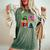 90’S Mom Vibes Vintage Retro Mom Life Mother Day Women's Oversized Comfort T-Shirt Moss