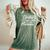 Christine Name Personalized Birthday Joke Women's Oversized Comfort T-Shirt Moss