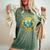 Earth Day Everyday Sunflower Environment Recycle Earth Day Women's Oversized Comfort T-Shirt Moss