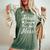 Christian Quote For Moms Jesus Loves This Hot Mess Women's Oversized Comfort T-Shirt Moss