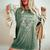 From Fur Mama To Baby Mama Est 2024 New Mom Do Tie Dye Women's Oversized Comfort T-Shirt Moss
