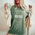 Gigi Is My Name Spoiling Is My Game Christmas Women's Oversized Comfort T-Shirt Moss
