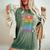 Groovy You Are Safe With Me Lgbtq Pride Month Women's Oversized Comfort T-Shirt Moss