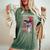 Hawk Tush Spit On That Thing Llama July 4Th Women's Oversized Comfort T-Shirt Moss