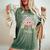 Hot Girls Go To Therapy Women's Oversized Comfort T-Shirt Moss