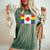 Lgbt Gay Pride Rainbow Canadian Flag Women's Oversized Comfort T-Shirt Moss