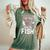 Move Over Boys Let This Girl Show You How To Fish Fishing Women's Oversized Comfort T-Shirt Moss