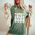 One Lucky Mama St Patrick's Day Lucky Mom Mother Women's Oversized Comfort T-Shirt Moss