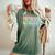 Patient Access Specialist Retro Groovy Appreciation Women Women's Oversized Comfort T-Shirt Moss