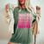 Personalized Name Nicki I Love Nicki Pink Vintage Women's Oversized Comfort T-Shirt Moss