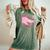 Please Don't Fall For Me Rn Pct Cna Nurse Valentine Costume Women's Oversized Comfort T-Shirt Moss