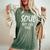 Soul Not For Sale Saying Sarcastic Novelty Women's Oversized Comfort T-Shirt Moss