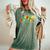 Super Principal Retro Colorful For Women Women's Oversized Comfort T-Shirt Moss