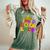 Time To Go Loco Cinco De Mayo Guitar Women's Oversized Comfort T-Shirt Moss