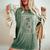 White Spider Lily In Japanese Grunge Anime Floral Aesthetic Women's Oversized Comfort T-Shirt Moss