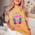 10Th Birthday Girl 10 Years Butterfly Number 10 Women's Oversized Comfort T-Shirt Mustard