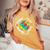 Autism Awareness Teacher Apple Teach Hope Love Inspire Women's Oversized Comfort T-Shirt Mustard