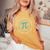 Awesome People Born On Pi Day Birthday Pi Women's Oversized Comfort T-Shirt Mustard
