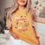 Blessed To Be Called Aunt Cute Flower Happy Women's Oversized Comfort T-Shirt Mustard