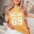 Custom Proud Football Mom Number 69 Personalized For Women Women's Oversized Comfort T-Shirt Mustard