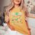 Earth Day Alphabet Teacher Student Environmental Support Women's Oversized Comfort T-Shirt Mustard