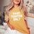 Hand-Tighten Only Saying Sarcastic Novelty Women's Oversized Comfort T-Shirt Mustard