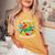 Be Happy In Your Own Shell Autism Awareness Rainbow Turtle Women's Oversized Comfort T-Shirt Mustard