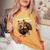 Happy Thanksgiving Turkey Fake Cat Lover Kid Women's Oversized Comfort T-Shirt Mustard