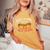 Kawaii Hotdog Lover Just A Girl Who Loves Hot Dogs Women's Oversized Comfort T-Shirt Mustard