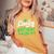 Lucky To Be The Birthday Girl St Patrick's Day Irish Cute Women's Oversized Comfort T-Shirt Mustard