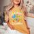 I M A Proud Autism Grandma Butterflies Autism Awareness Women's Oversized Comfort T-Shirt Mustard