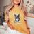 Maine Coon Mama Cute Dilute Calico Women's Oversized Comfort T-Shirt Mustard