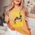 Meme Donghua Jinlong Industrial Grade Glycine Women's Oversized Comfort T-Shirt Mustard