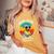 Mom Duck Queen Of The Quackery Mama Duck Mother's Day Women's Oversized Comfort T-Shirt Mustard