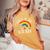 Party In The Us Gay Patriotic Usa Rainbow Flag Women's Oversized Comfort T-Shirt Mustard