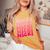 Personalized Name Nicki I Love Nicki Pink Vintage Women's Oversized Comfort T-Shirt Mustard