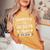 Promoted To Big Sister Again Est 2024 Announcement Women's Oversized Comfort T-Shirt Mustard