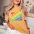 Rainbow Lgbtq Drag King Women's Oversized Comfort T-Shirt Mustard