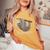 Slothville Sloth Animal Lover Women's Oversized Comfort T-Shirt Mustard